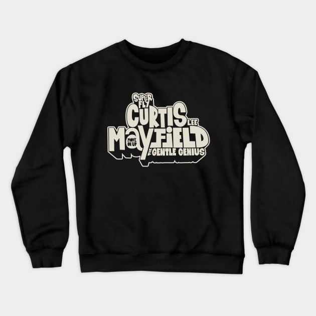 Curtis Mayfield - Superfly Crewneck Sweatshirt by Boogosh